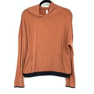 Lululemon The Lab Balzo Hoodie Canyon Rock Womens Size 6 Black Banded Trim